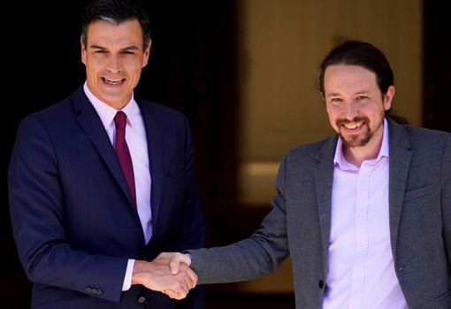 Pedro Sanchez y Pablo Iglesias