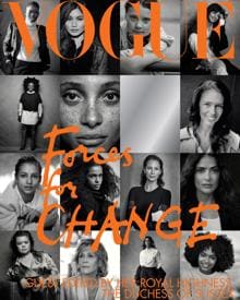 Portada de la revista «Vogue UK», en su número de septiembre