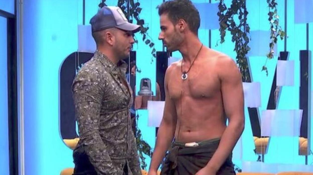 Asraf Beno y Omar Montes en la casa de «Gran Hermano Vip»