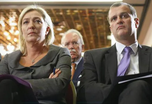 Marine Le Pen y Louis Aliot