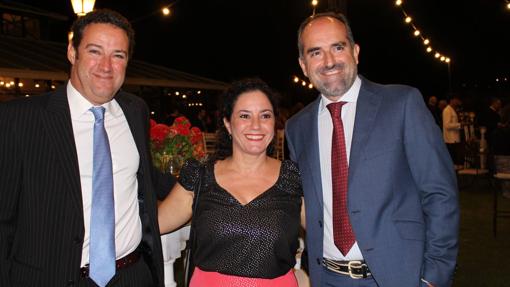 Eduardo López Díaz, Elena Ferreiro y Carlos Fernández