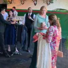 La Infanta Cristina, en la boda de Jaime Urquijo Zobel