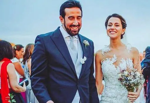 Inés Arrimadas y Xavier Cima el día de su boda REDES SOCIALES