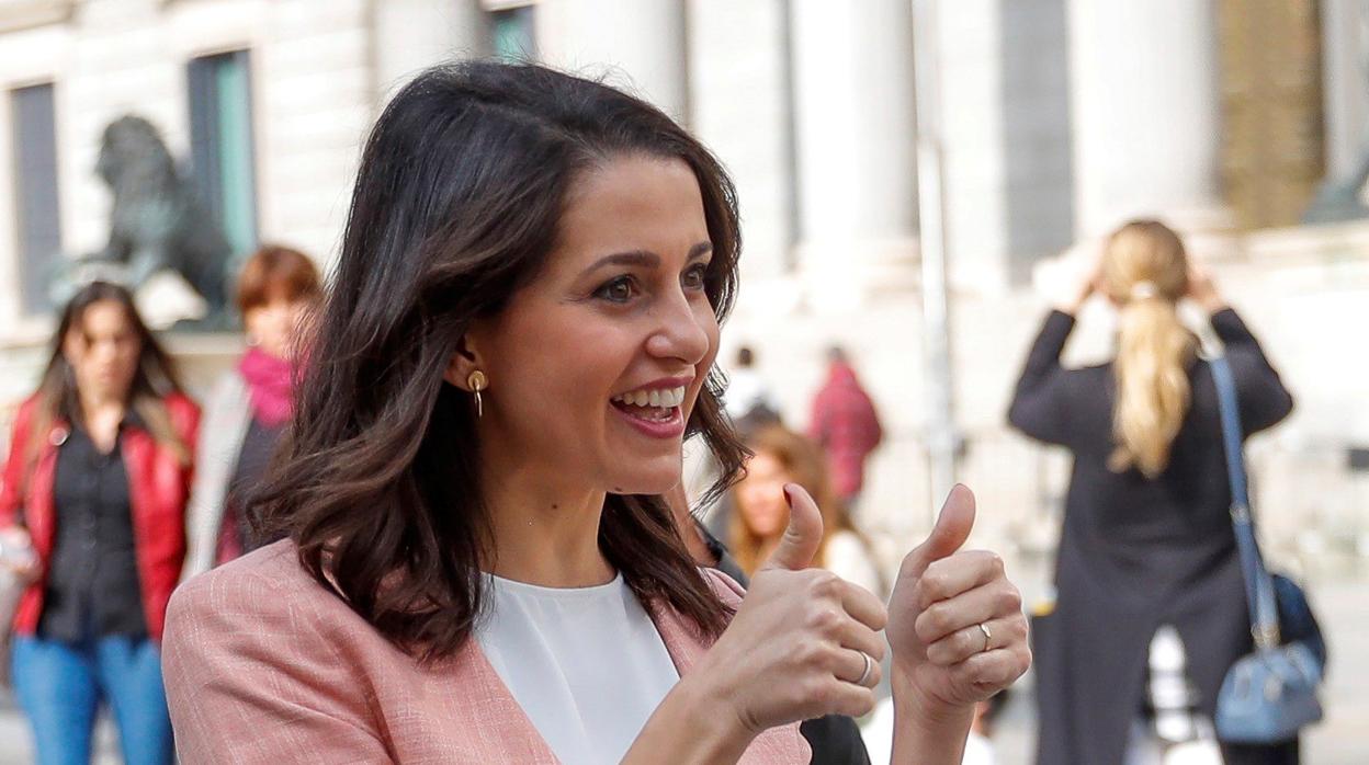 Inés Arrimadas, el pasado martes en Madrid