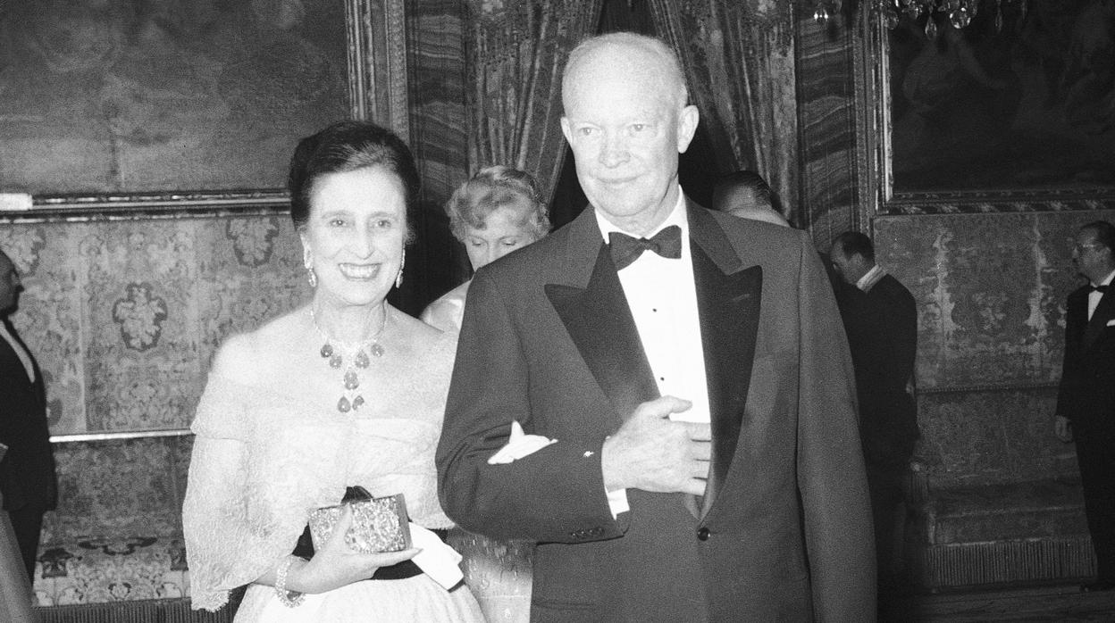 Carmen Polo y Dwight Eisenhower