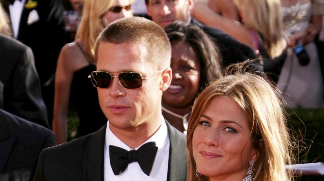 Brad Pitt y Jennifer Aniston (imagen de archivo)