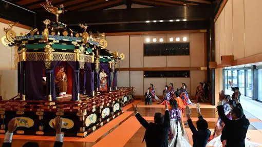 Ceremonia de coronación de Naruhito, nuevo emperador de Japón, en el Palacio Imperial de Tokio