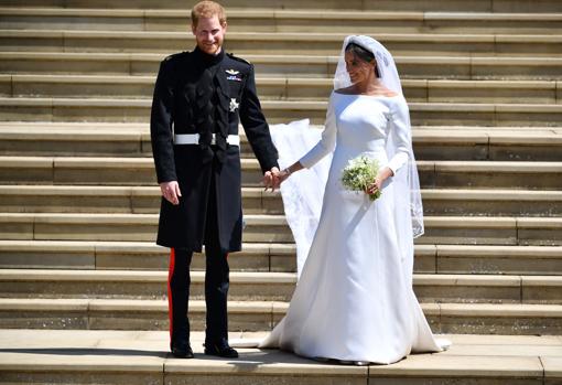 Meghan Markle llevó un vestido de Givenchy el día de su boda