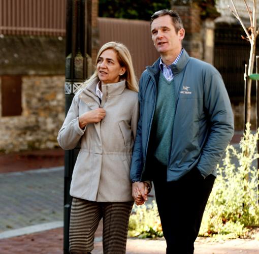 La Infanta Cristina e Iñaki Urdangarin, la pasada Navidad