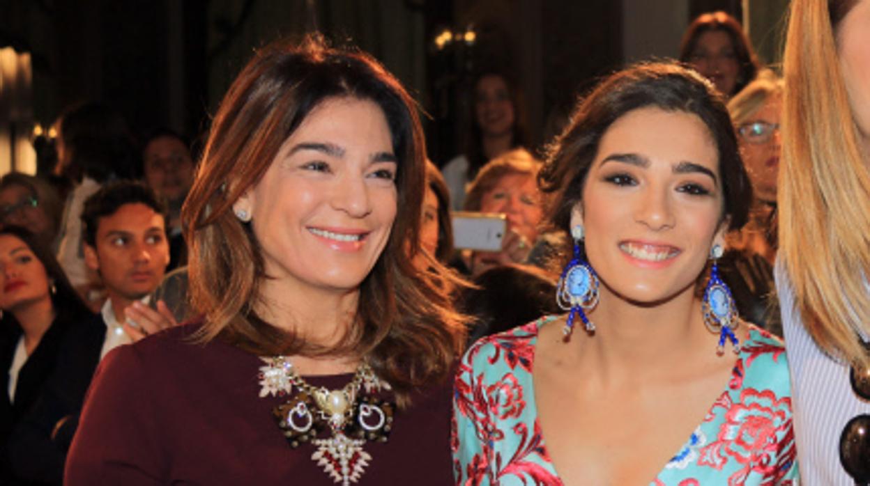 Raquel Bollo y su hija Alma