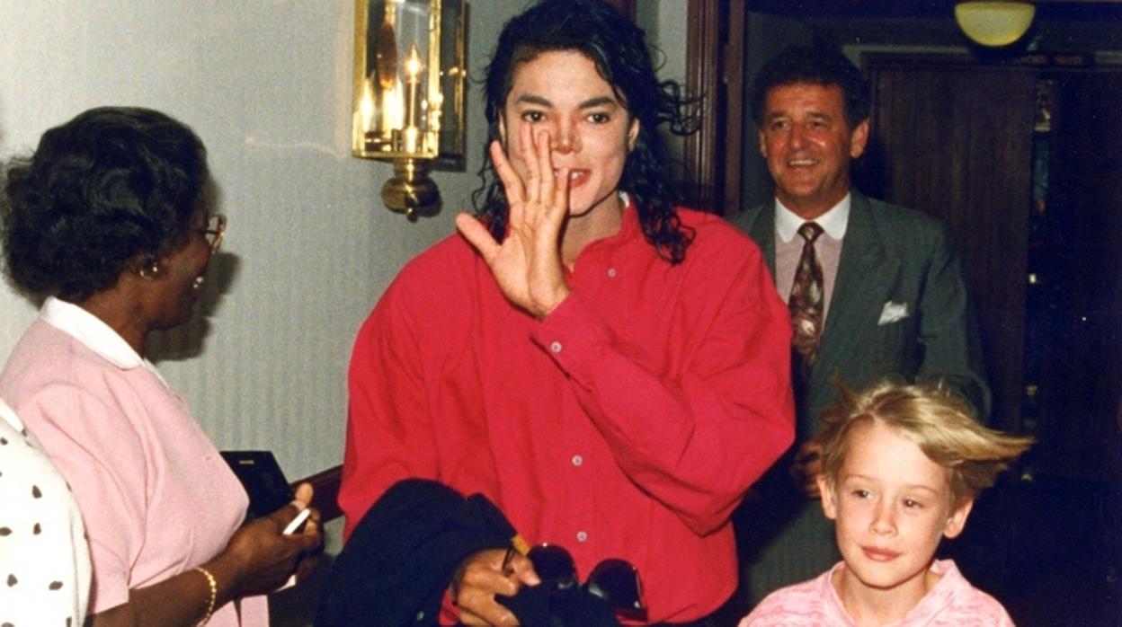 Michael Jackson con Macaulay Culkin