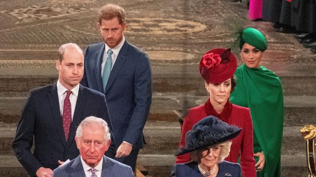 Los Duques de Cambridge y los de Sussex, juntos pero no revueltos en su encuentro más frío