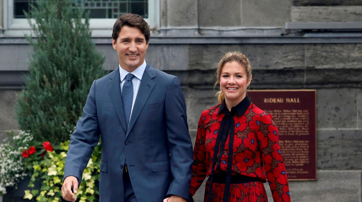 Justin Trudeau y su mujer, Sophie Grégoire Trudeau