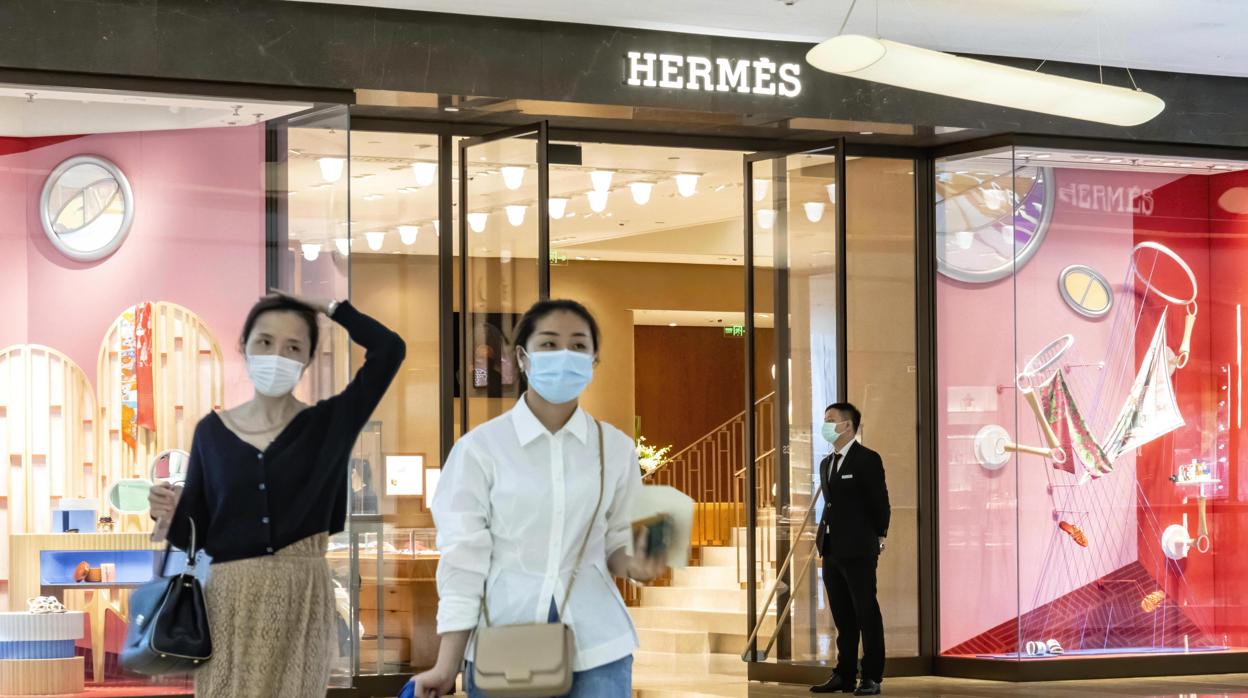 Tienda de Hèrmes en la ciudad china de Guangzhou