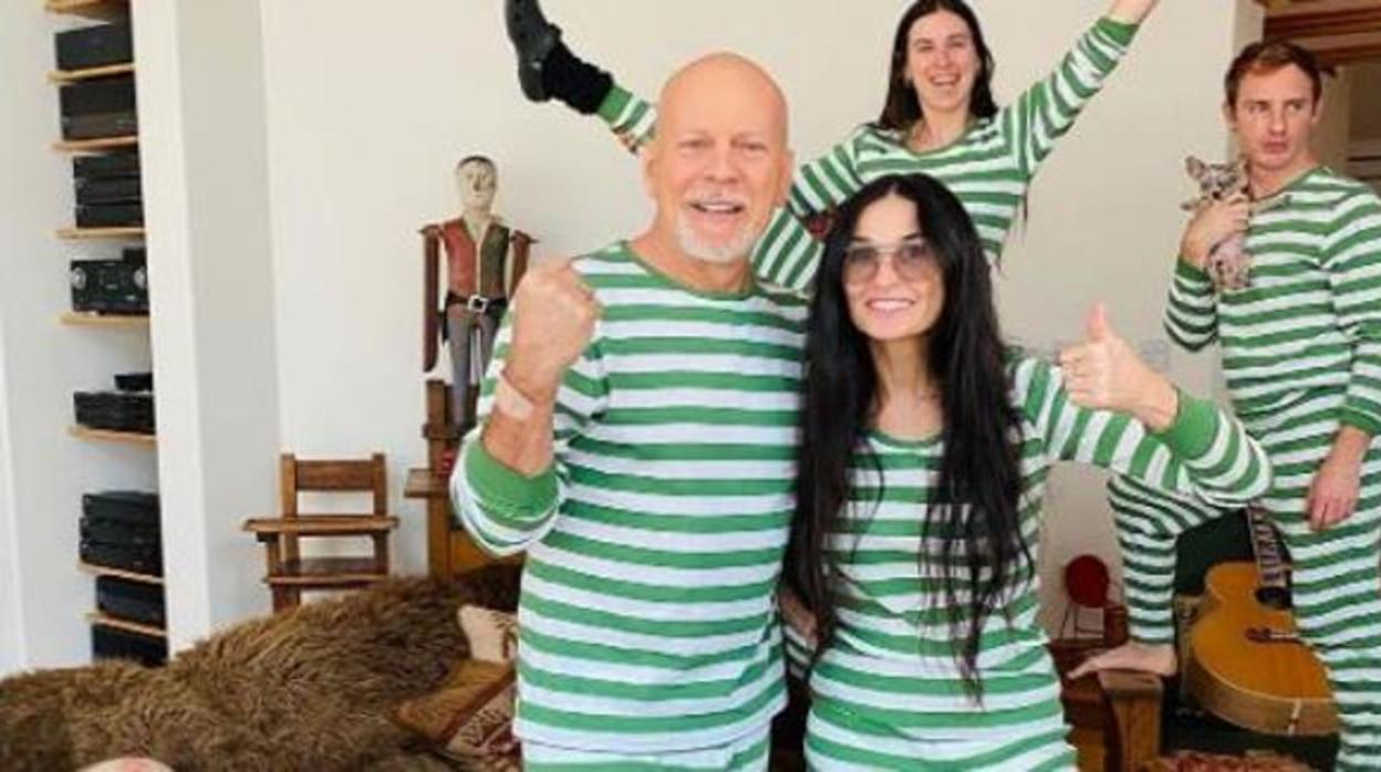 Bruce Willis y Demi Moore