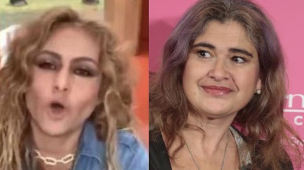 Lucía Etxebarría y Paulina Rubio