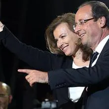 Trierweiler y Hollande, en 2012