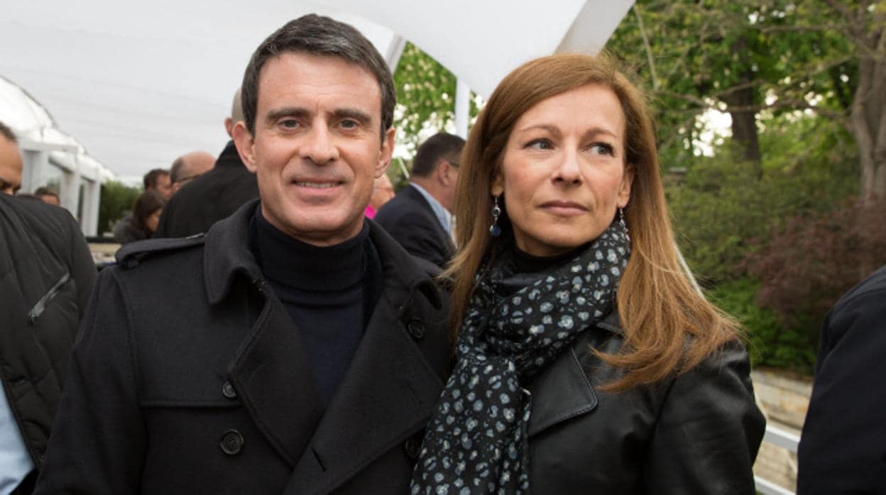 Manuel Valls y Anne Gravoin