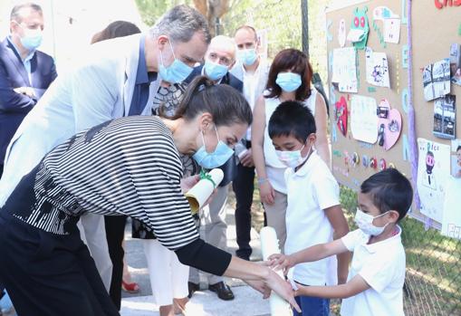 Los Reyes visitaron por la mañana un centro de Aldeas Infantiles