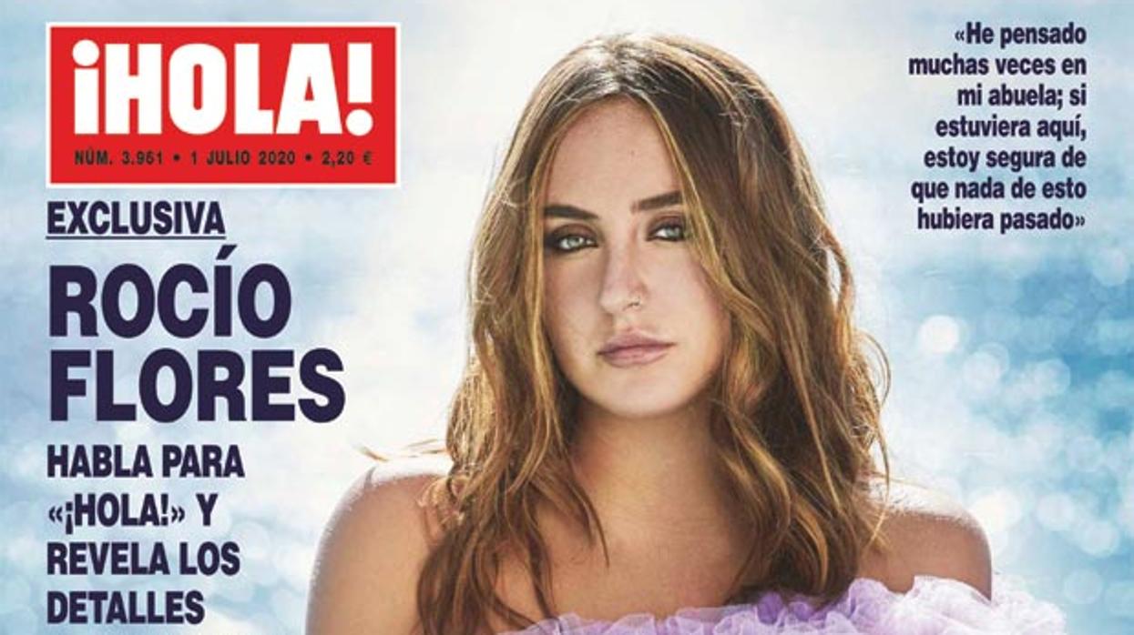 Rocío Flores, portada de la revista «¡Hola!»