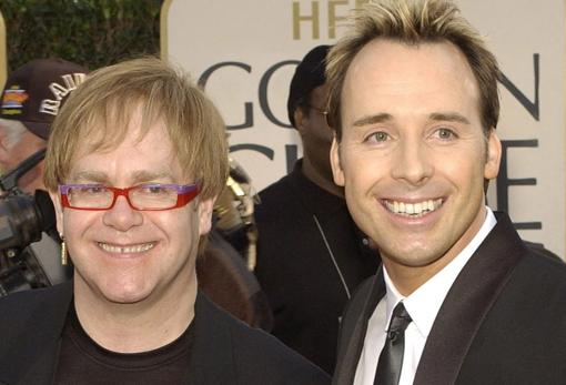 Elton John y su marido David