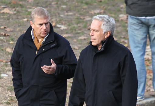 El Príncipe Andrés, con Jeffrey Epstein en Nueva York