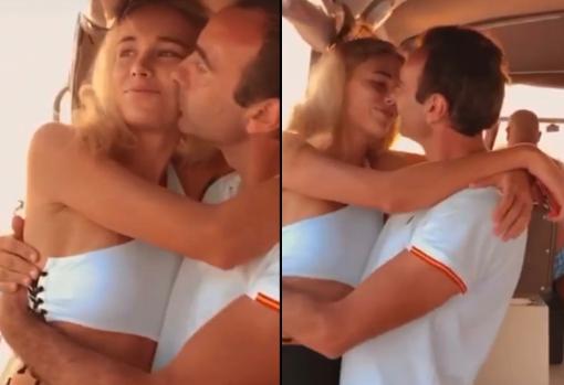 Besos, abrazos y miradas cómplices: Enrique Ponce y Ana Soria presumen de amor en alta mar