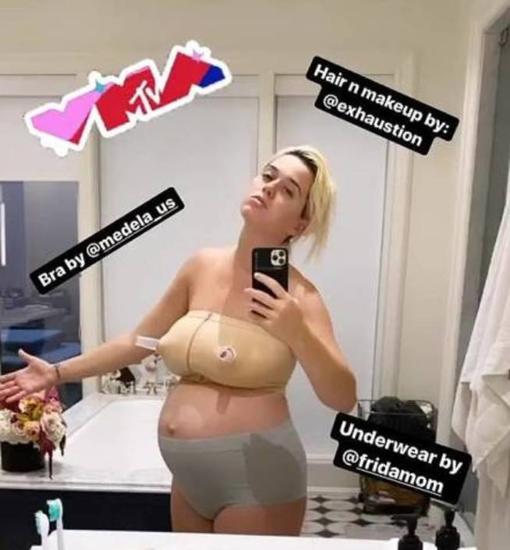 Katy Perry enseña su cuerpo y la realidad posparto días después de dar a luz