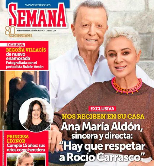 Ana María Aldón aclara sus declaraciones sobre Rocío Carrasco después del enfado de su marido
