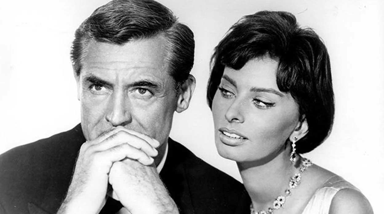 Sofía Loren y Cary Grant
