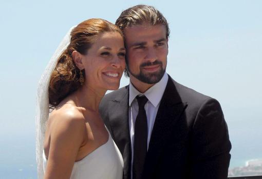 Raquel y Mario el día de su boda