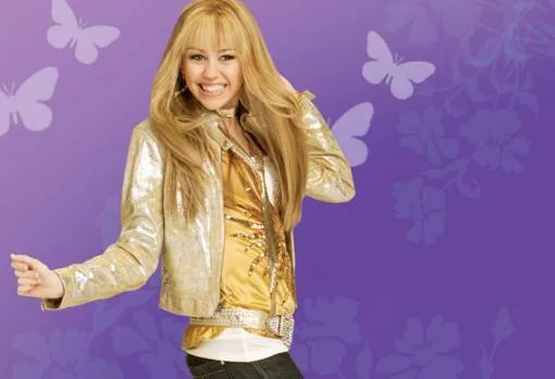 Miley Cyrus en su interpretación como «Hannah Montana»