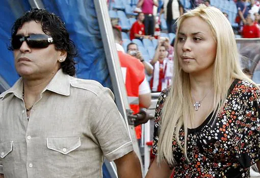 Maradona y Verónica