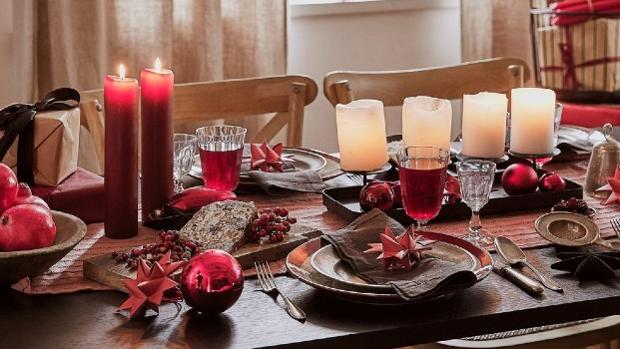 Inspiración e ideas para la decoración de la mesa en Navidad