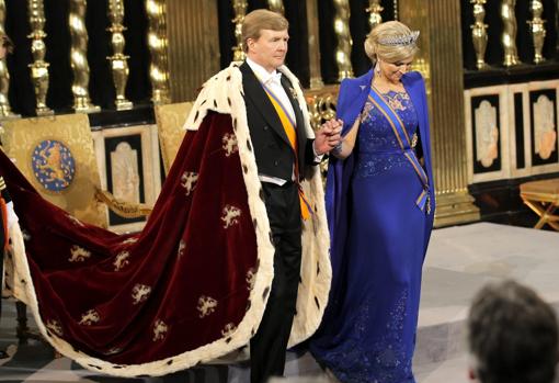 Los Reyes Guillermo Alejandro y Máxima de los Países Bajos