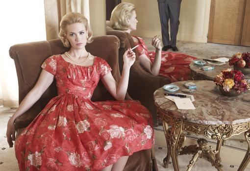 January Jones en su papel de Betty Draper en Mad Men