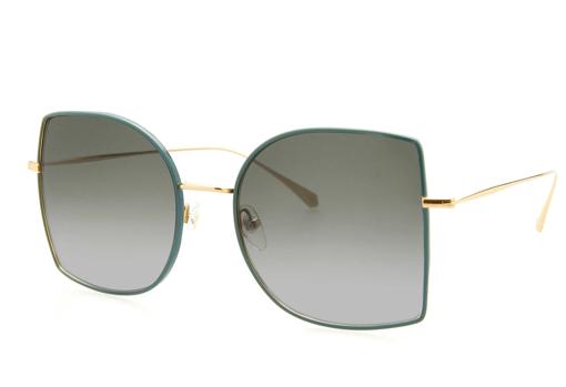 Gafas XL modelo Bansal con varillas de titanio y lentes verdes (190€)