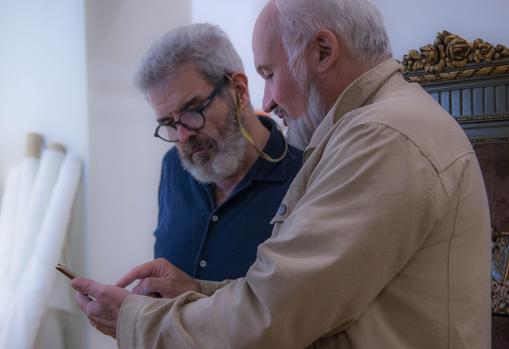 Lorenzo Caprile (izquierda) con el CEO de Creyconfe (derecha), Alfonso González Lozar