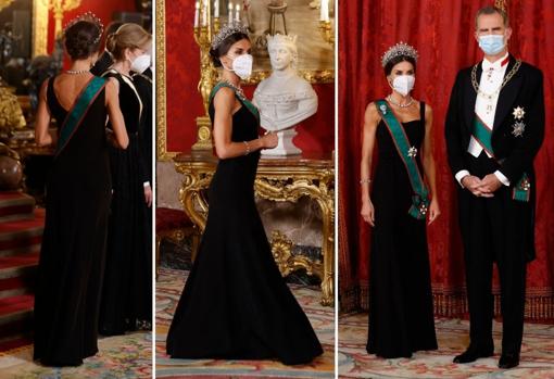 La Reina Letizia eligió un look de Giorgio Armani