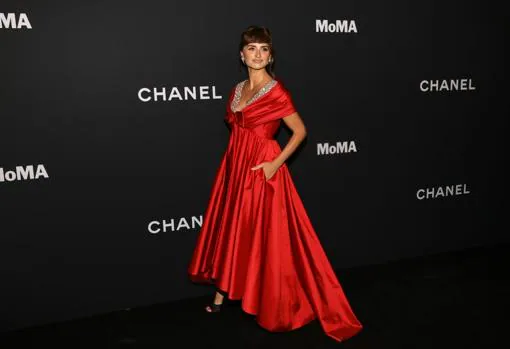 Penélope Cruz con vestido rojo de Chanel