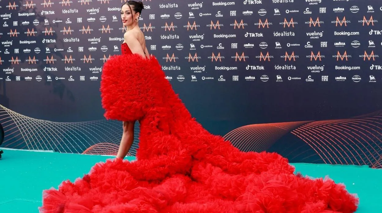 Chanel Terrero en la gala de bienvenida del Festival de Eurovisión 2022