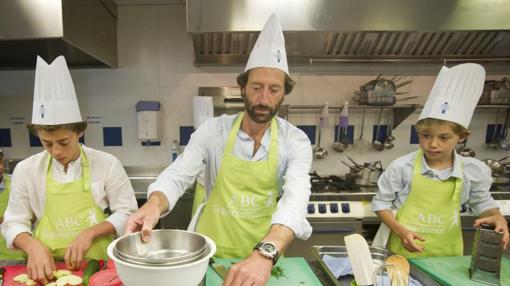 El equipo masculino estuvo muy coordinado en todo momento