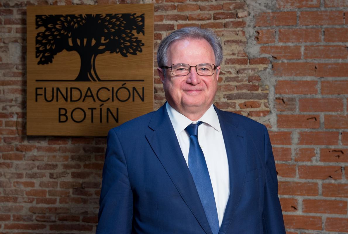 Francisco Romo, director del Colegio San Ignacio de Loyola de Torrelodones, en la Fundación Botín