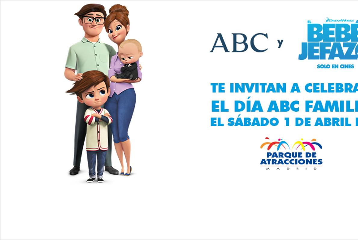 Ganadores del concurso «Día ABC de la familia» con El bebé jefazo