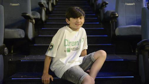 Christian, 10 años, asegura que le ha encantado hacer cortometrajes «pero he tenido que aprender a tener paciencia para ver el resultado final de todo el trabajo realizado. De mayor quiero ser actor»