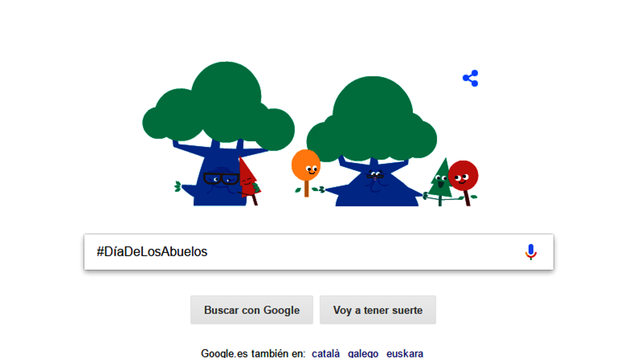 El Doodle de Google para celebrar el Día de los Abuelos 2018