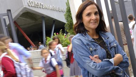 Liliana Manuela, una madre del colegio Santa María la Blanca