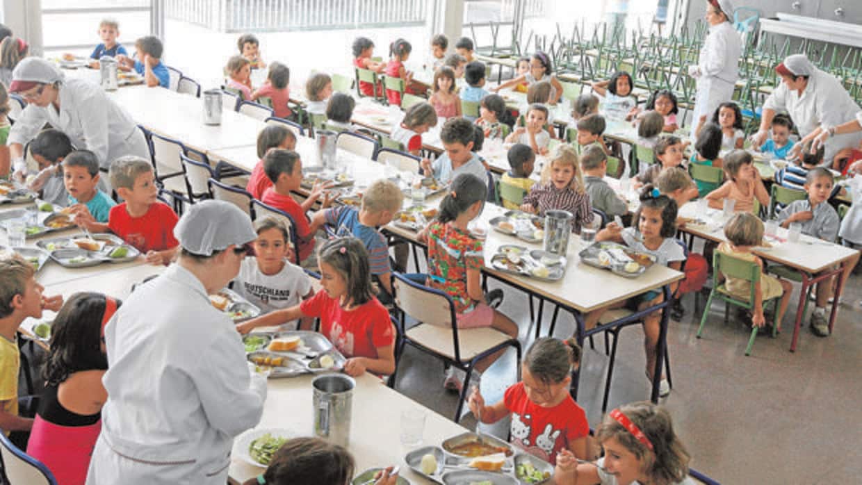 Comedor escolar del colegio Balmes de Valencia