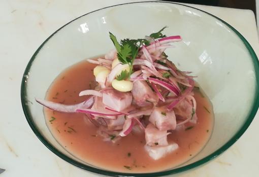 Ceviche de corvina