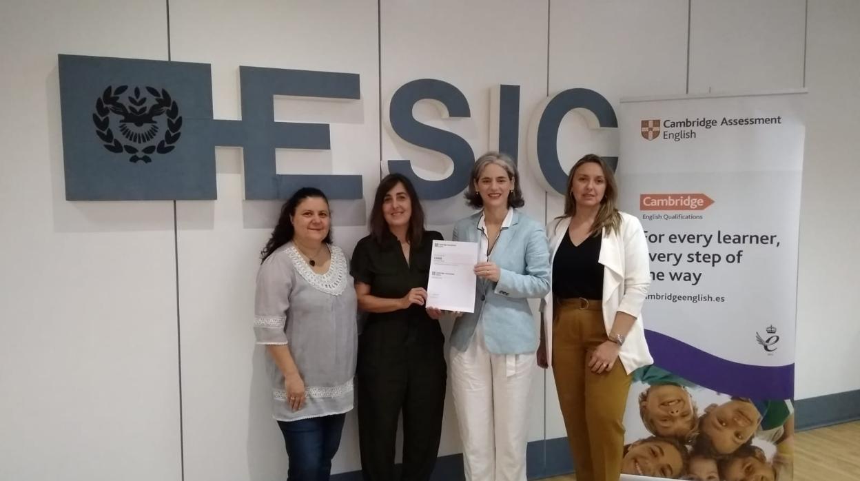 ESIC recibe de Cambridge el certificado de Centro Examinador Oficial